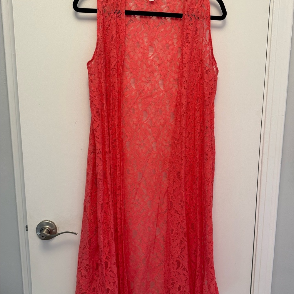LuLaRoe Coral Lace Top